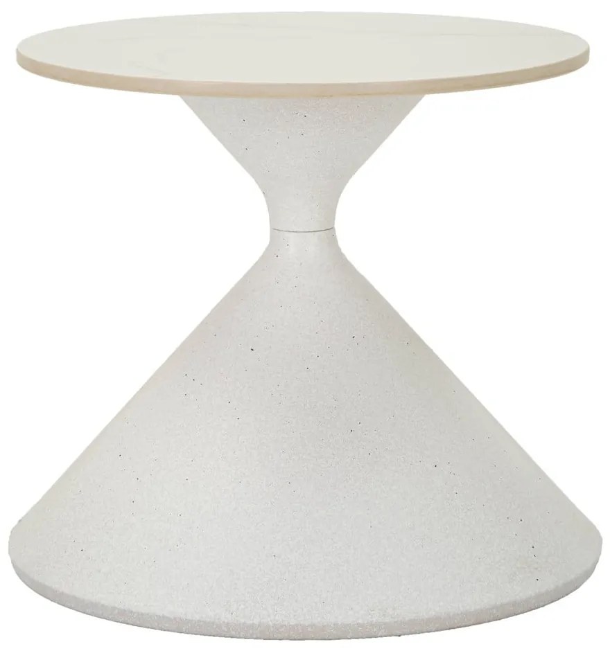 Tavolino rotondo con piano in ceramica ø 45 cm Fush - Mauro Ferretti