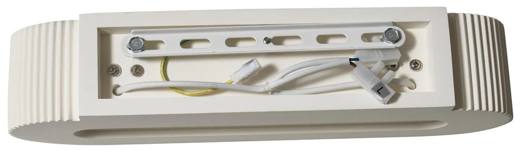 Lampada da parete scandinava beige UFO 2 luci - Plaster