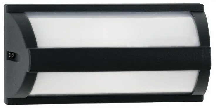 Applique moderno da esterno BOSTON-AP nero IP54 E27 INTEC