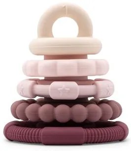 Piramide impilabile con massaggiagengive, rosa