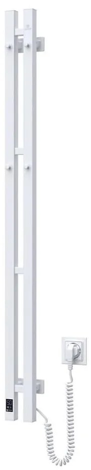 Scaldasalviette elettrico SILOUETTE 187W/230V 120,6 cm IP44 bianco dx
