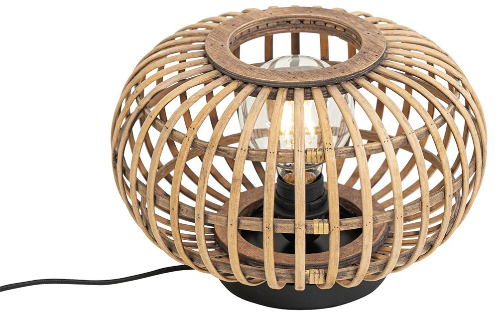 Lampada da tavolo orientale in bambù - Amira