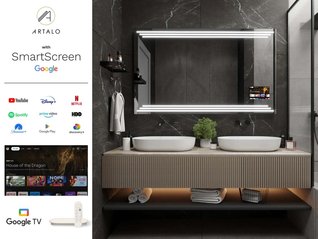 Specchio con LED luminazione M17 premium