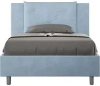 Letto Singolo 100x200 cm Senza Rete Appia Azzurro