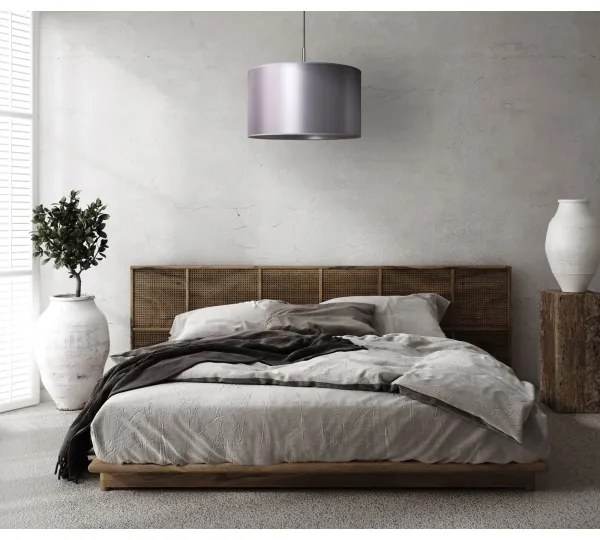 Duolla - Lampadario a sospensione con filo CANNES 1xE27/15W/230V diametro 45 cm argento