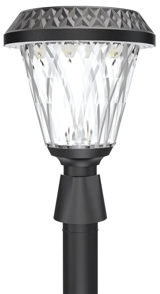 Lampada Solare da Giardino a Picchetto IP65 200 lumen con Telecomando Colore Bianco Naturale 4.000K