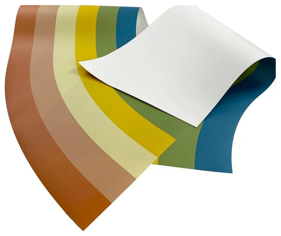 Adesivo murale per bambini 158x87 cm Pastel Rainbow - Ambiance