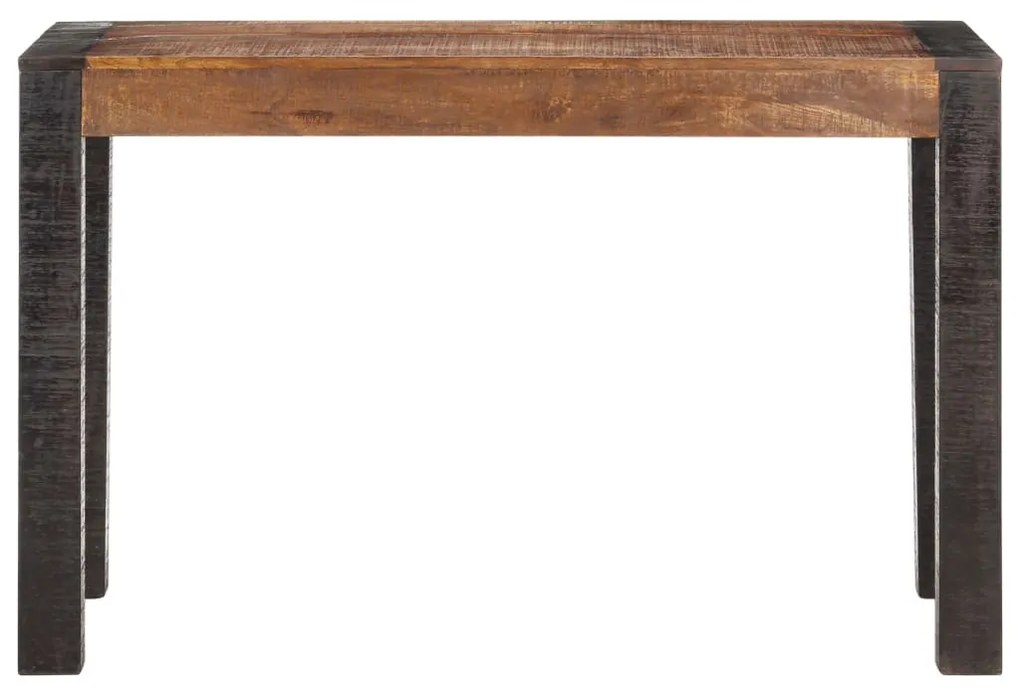 Tavolo da pranzo 120x60x76 cm in legno massello di mango grezzo