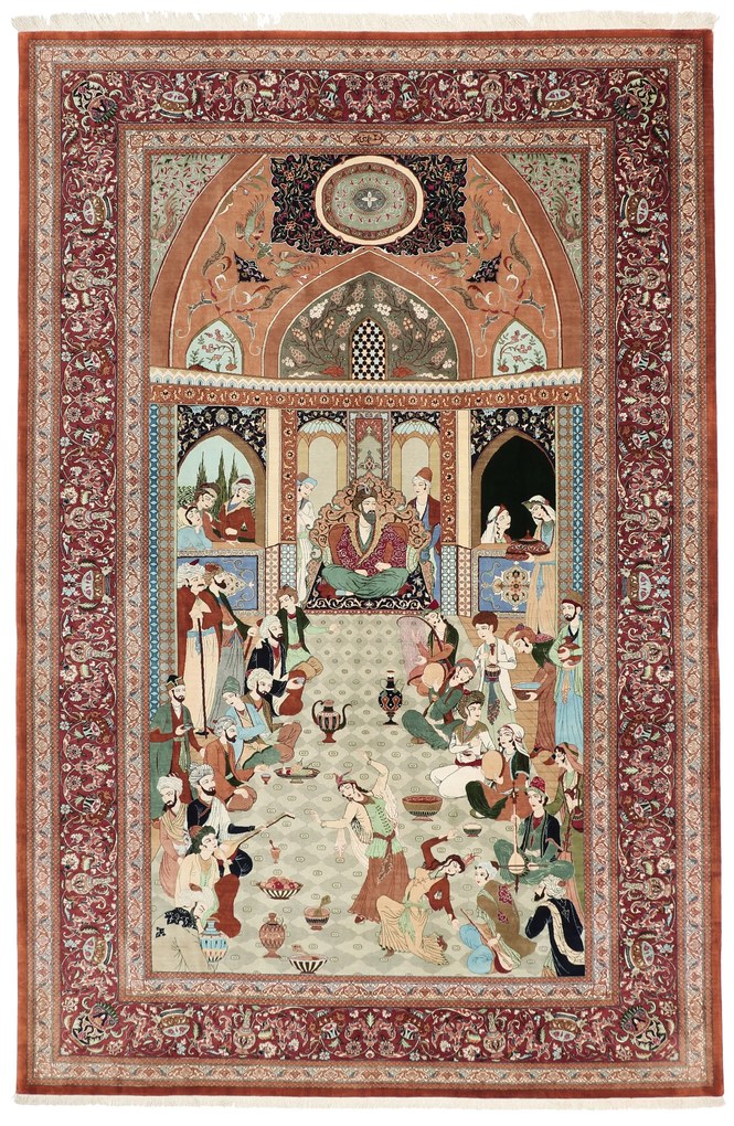 Ghom Tappeto persiano 290 x 190 (Iran) Annodato A Mano