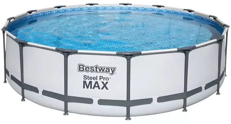 Piscina Fuori Terra Telaio 457x107 cm Scaletta Esterna Pompa Filtrante