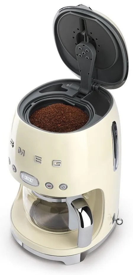 Macchina per caffè filtro bianco crema 50's Retro Style - SMEG