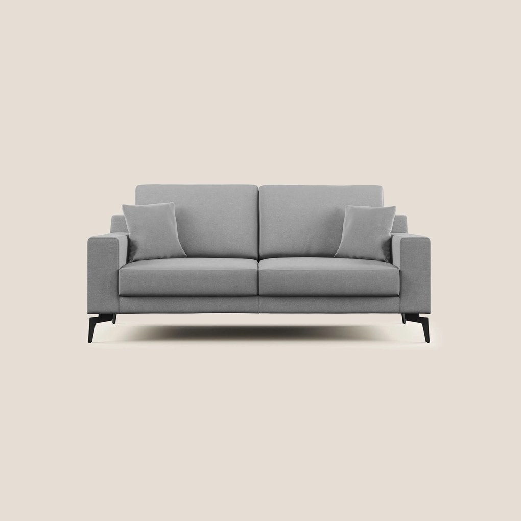 Prestige divano moderno in microfibra smacchiabile T11 grigio
