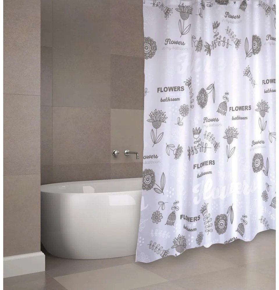 Tenda per doccia 180x200 cm Flowers – MSV
