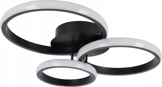 Plafoniera LED 38W 230V nera