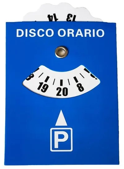 Disco Orario In Plastica Adesivo Per Parcheggio Disco Di Tempo Tipo Europa