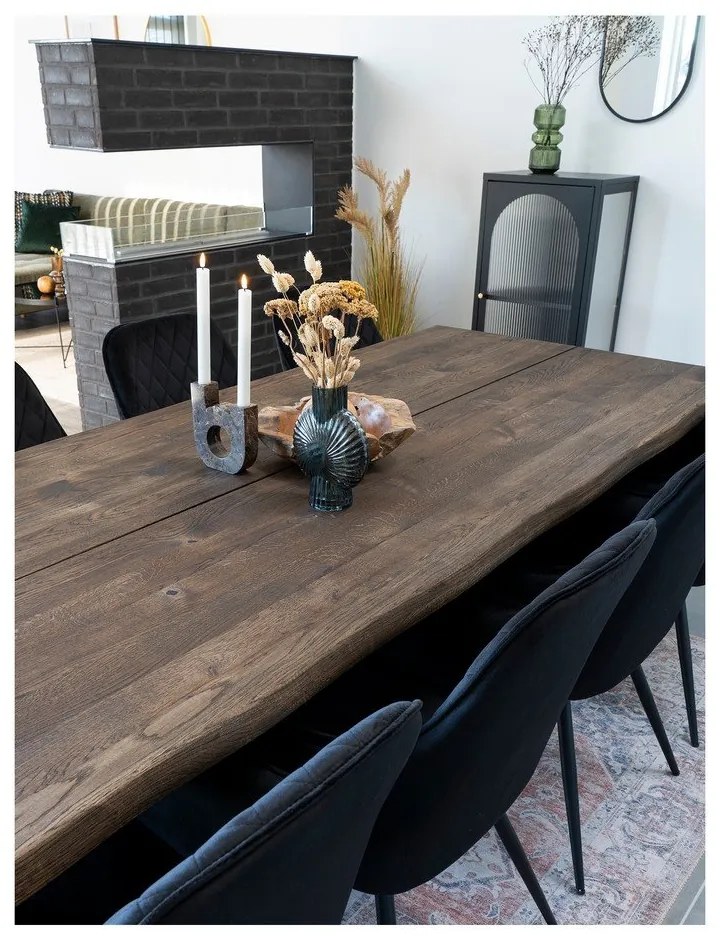 Vetrina in metallo nero 50x110 cm Adelaide - House Nordic