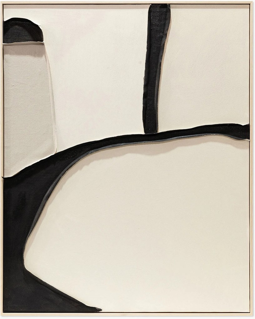 Quadro su tela incorniciato dipinto a mano Art Slipper