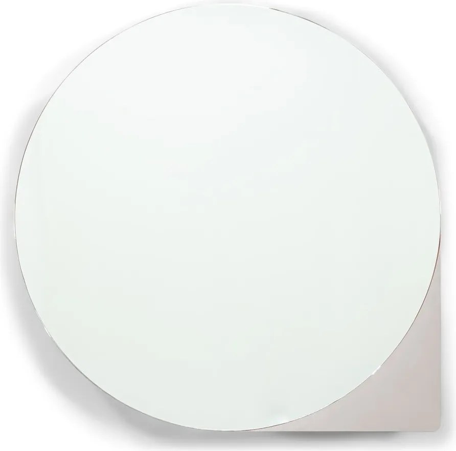 Mobile per bagno grigio tortora in metallo da appendere/con specchio 55x55 cm Sonnet – Spinder Design