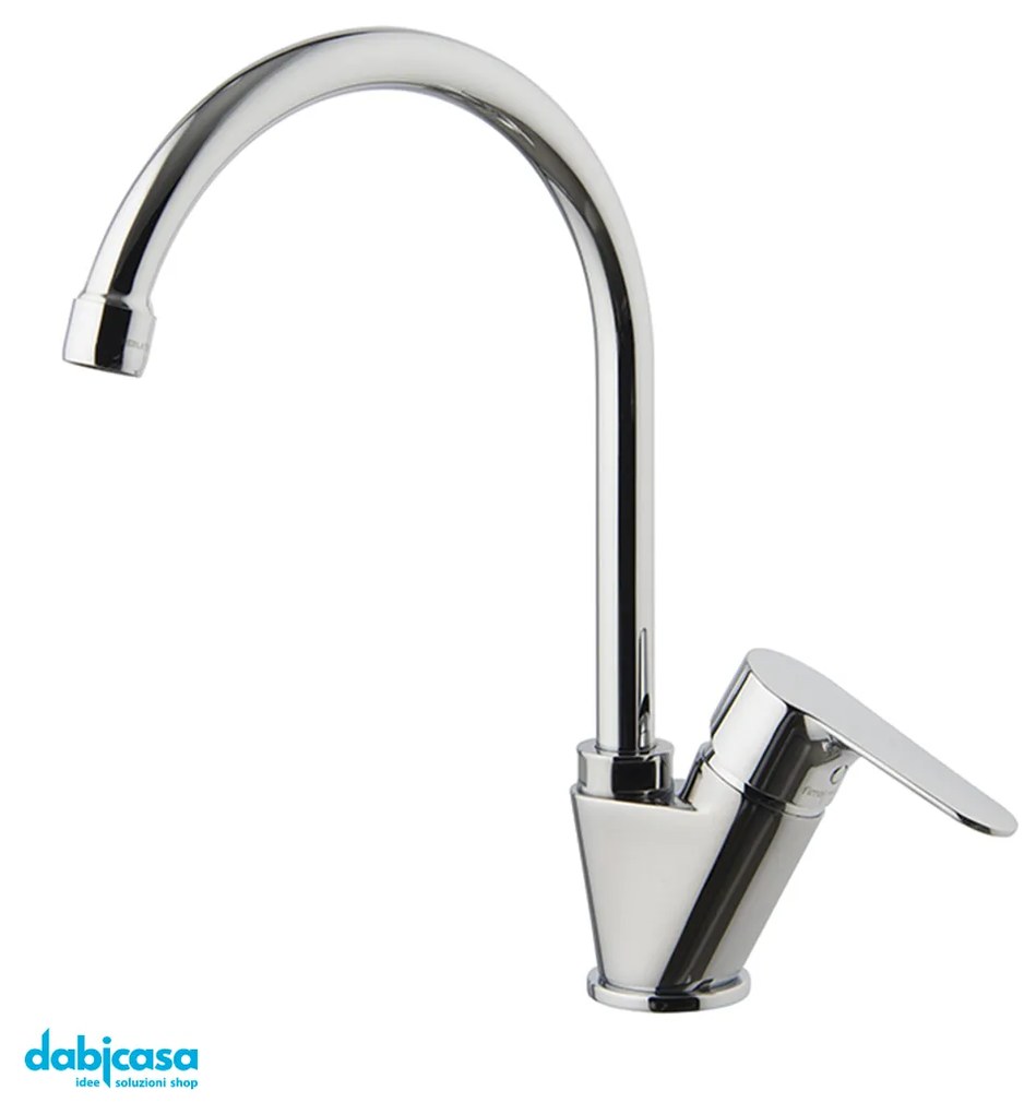 Fima Frattini "Serie 22" Miscelatore Lavello C/Canna Girevole Cromo Lucido