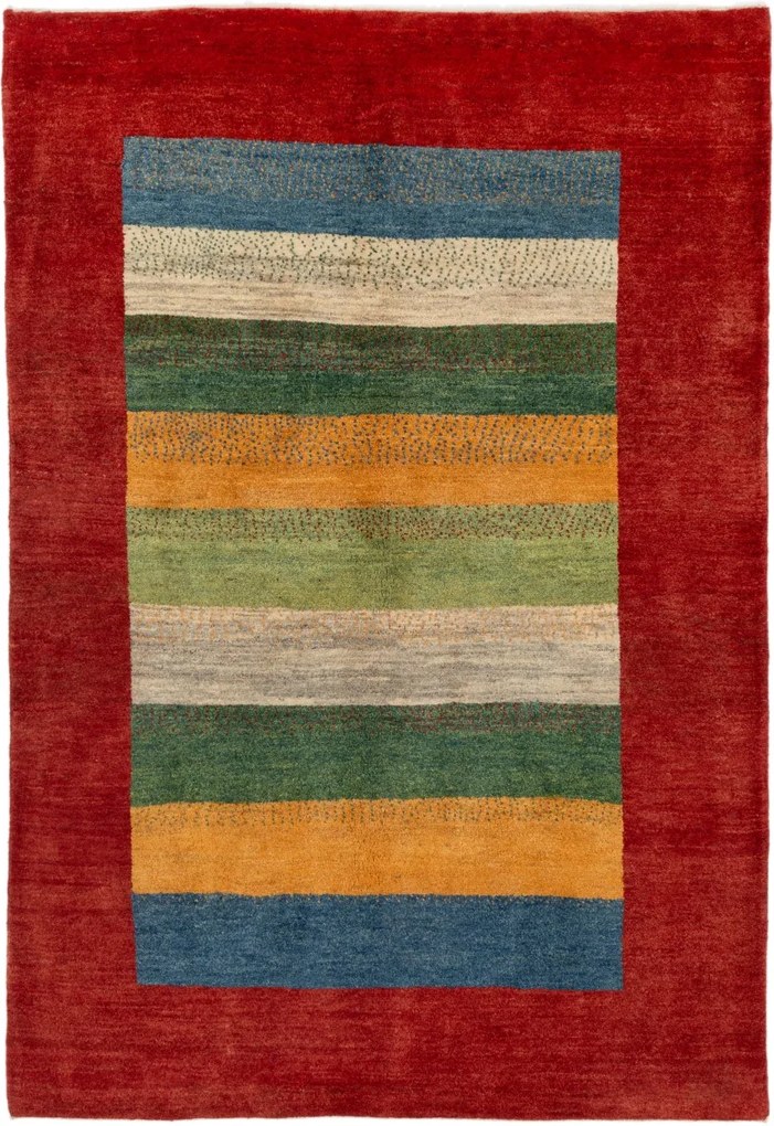 Gabbeh Tappeto 170x250 (Iran) Annodato A Mano