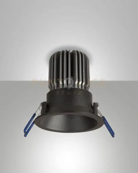 Crio round spot nero 3000k 3660-92-101