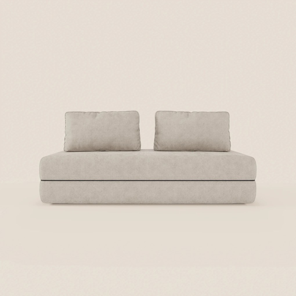 Rift divano letto matrimoniale 2 posti e 3 posti con schienali mobili - materasso alto 22 cm e memory foam in T31