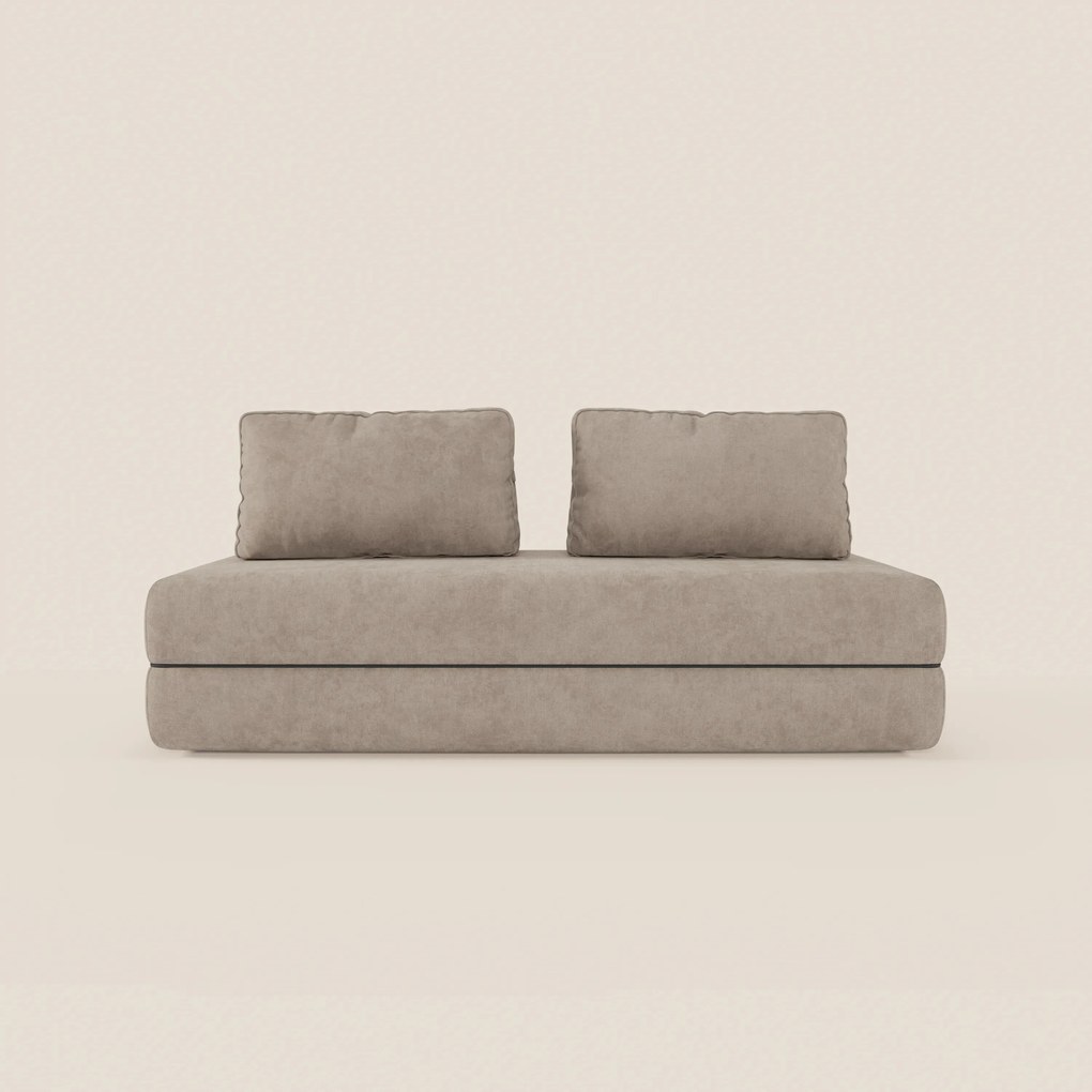 Rift divano letto matrimoniale 2 posti e 3 posti con schienali mobili - materasso alto 22 cm e memory foam in T31