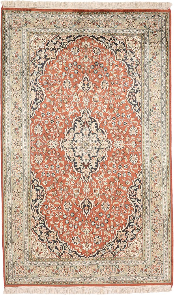 Cashmere Silk Tappeto 160 x 100 (Indian) Annodato A Mano