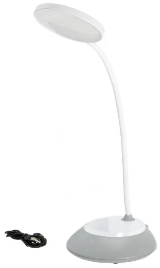 LED Lampada da tavolo ricaricabile dimmerabile VISUA LED/5W/5V 3000-5000K grigio