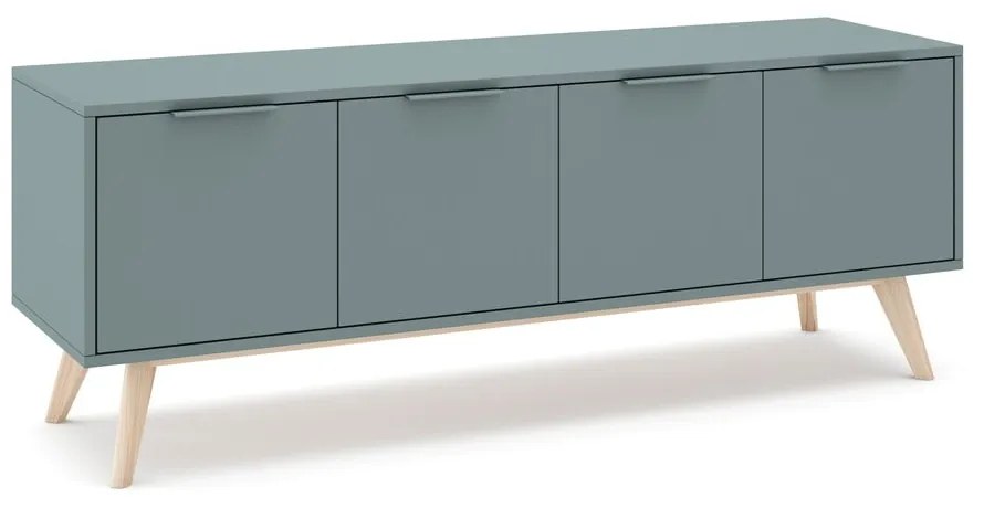 Mobile TV verde-grigio 140x53 cm Pisco - Marckeric