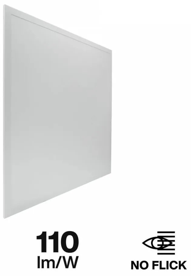 Pannello LED 60x60 40W, IP40, 110lm/W, No Flickering Colore Bianco Caldo 2.700K