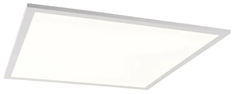 Plafoniera bianca con LED e dimmer con telecomando - Liv