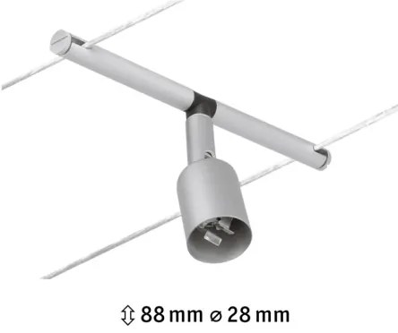 Paulmann 94443 - 1xGU5,3/10W Faretto SALT 12V cromo opaco