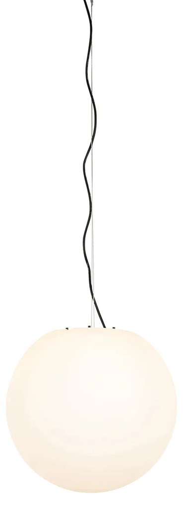 Lampada a sospensione da esterno moderna bianca 45 cm IP65 - Nura