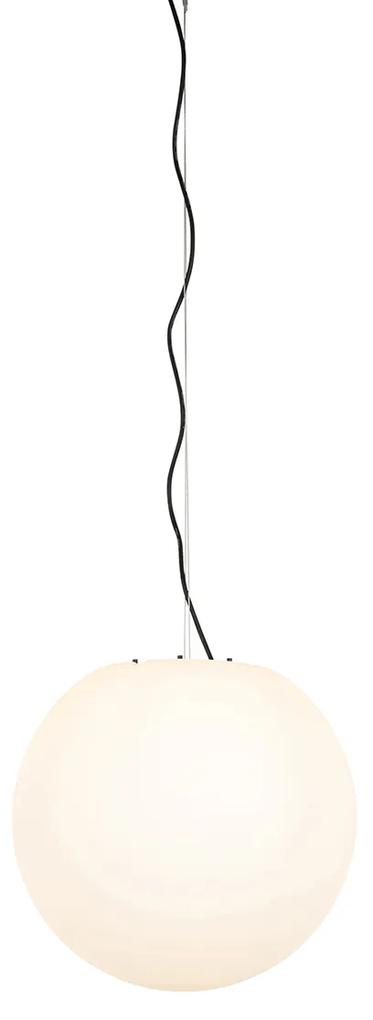 Lampada a sospensione moderna da esterno bianca 45 cm IP65 - Nura