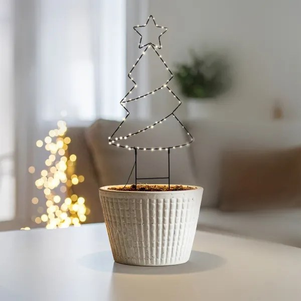 Brilagi - Decorazione natalizia da esterno a LED LED/3xAA IP44 68x29 cm albero