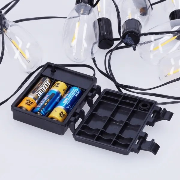 Brilagi - Ghirlanda LED da esterno 10xLED/3xAA 3,2 m IP44 bianco caldo