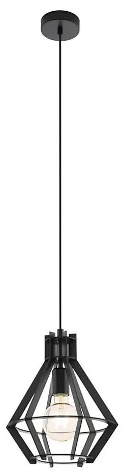 Eglo 49159 - Lampadario a sospensione con filo IPSWICH 1xE27/60W/230V