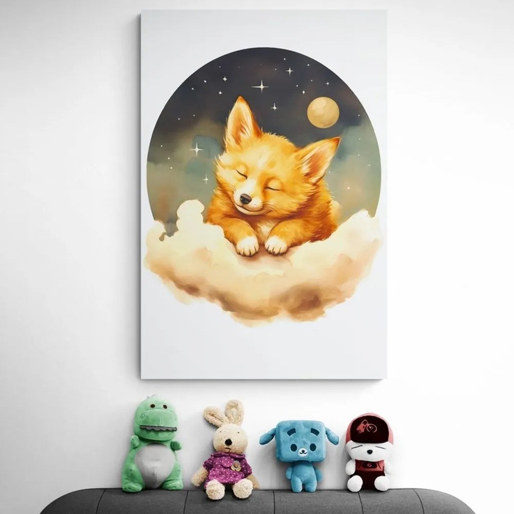 Quadro su tela – Cagnolino sognante