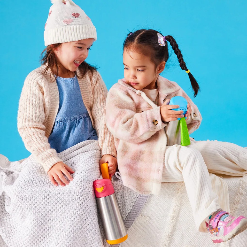 Bottiglia termica Sport 500 ml – rosa/arancione