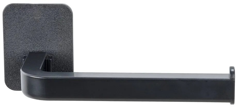 Porta carta igienica senza foratura nero opaco in plastica Parma – Allstar