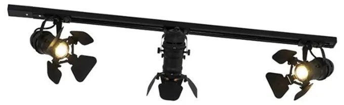 Sistema a binario con 3 faretti neri - Movie