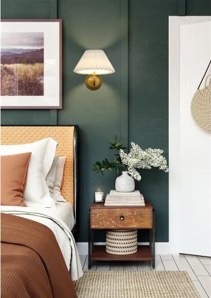 Searchlight 23310GO - Lampada da parete dimmerabile a LED DANISH/1,5W/230V