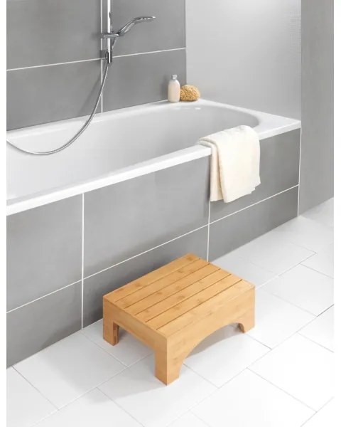 WENKO 24870100 - Sgabello BAMBUSA 40x30 cm marrone