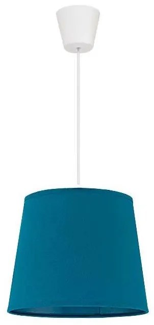 Duolla - Lampadario a sospensione con filo SOLO 1xE27/40W/230V diametro 24 cm blu
