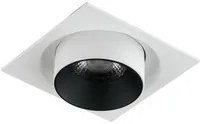 Incasso LED OUTSIDER bianco opaco con luce spot e testa estraibile ed orientabile 15W 3000K (luce calda)