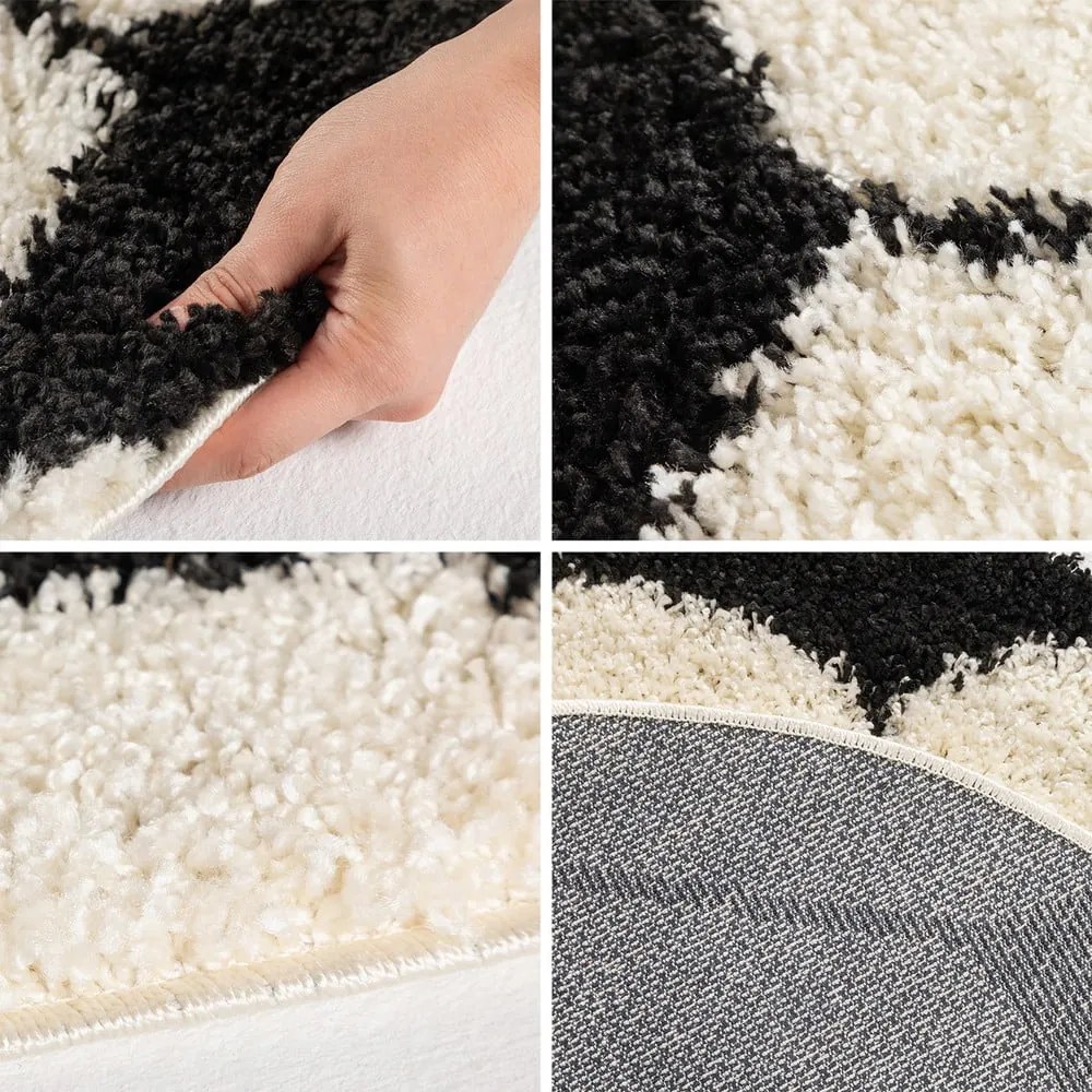 Tappeto per bambini nero e crema ø 100 cm Fun - Ayyildiz Carpets