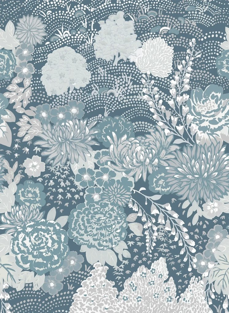 Coordonne Carta da parati Maria Luisa - Celadon