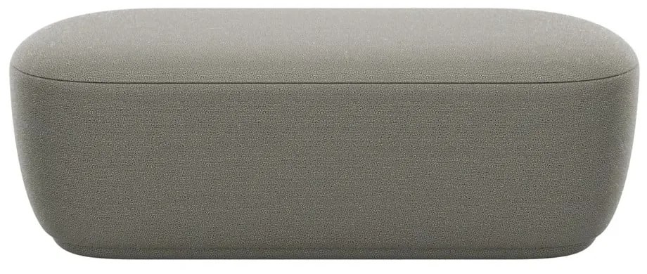 Panca grigia in tessuto bouclé Kuon - Blomus