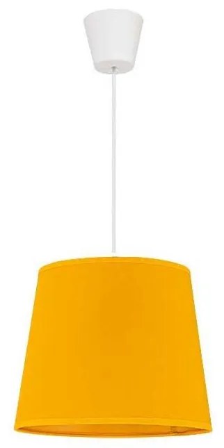 Duolla - Lampadario a sospensione con filo SOLO 1xE27/40W/230V diametro 24 cm giallo